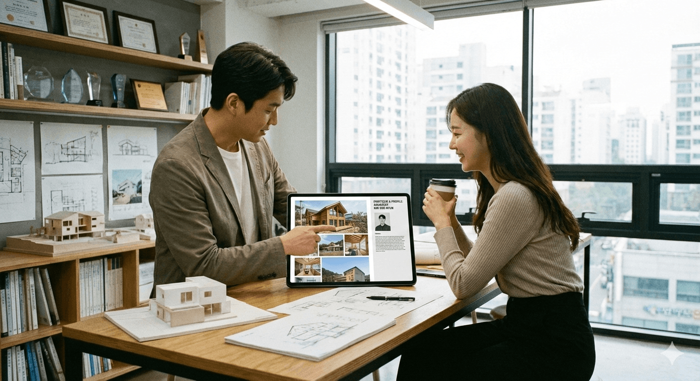 건축사 프로필 확인